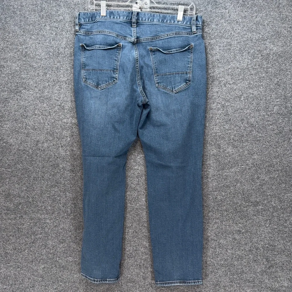 Banana Republic Travel Jeans Mens 34 Blue Athletic Fit Stretch Denim Casual
